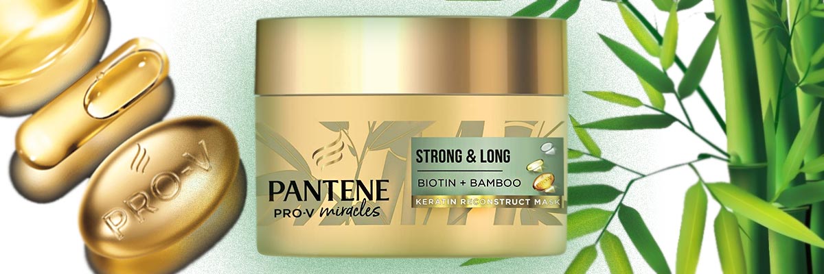 ماسک مو پانتن سری Miracles مدل Strong and Long 160 ml