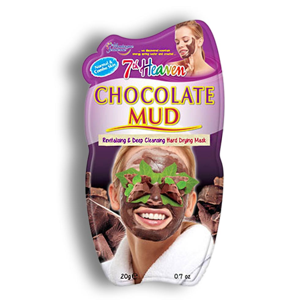 ماسک صورت گلی 7th Heaven سری Chocolate Mud وزن 20 گرم