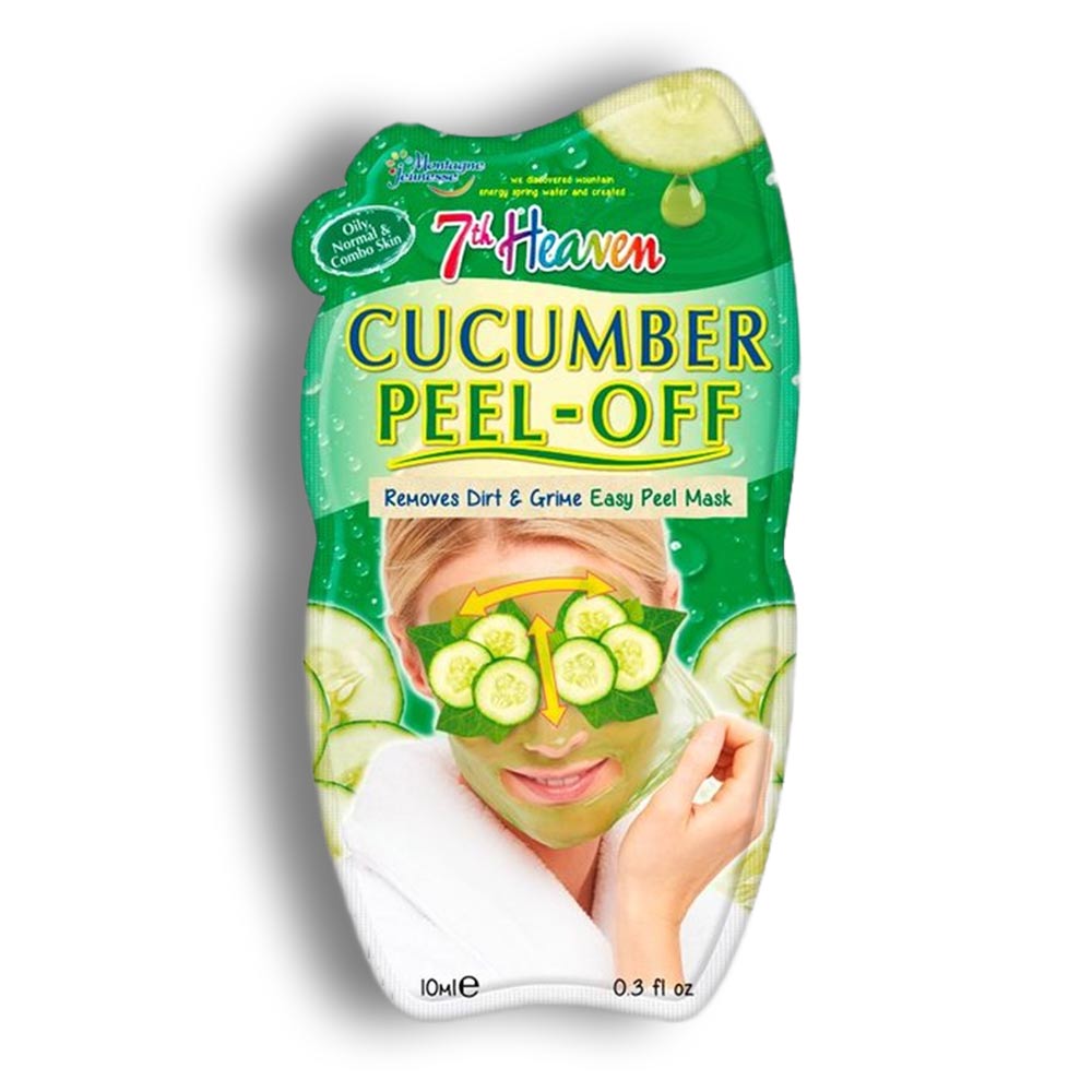 ماسک صورت لایه ای 7th Heaven سری Cucumber مدل Peel Off حجم 10 میل