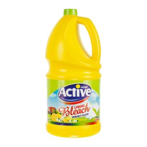 مایع سفید کننده معطر اکتیو Active مدل Lemon رایحه لیمو وزن 4000 گرم