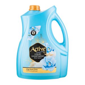مایع دستشویی اکتیو Active مدل Blue Island حاوی مواد نرم کننده طبیعی وزن 3750 گرم