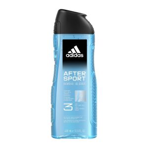 شامپو سر و بدن و صورت آدیداس Adidas مدل After Sport مناسب آقایان حجم 400 میل
