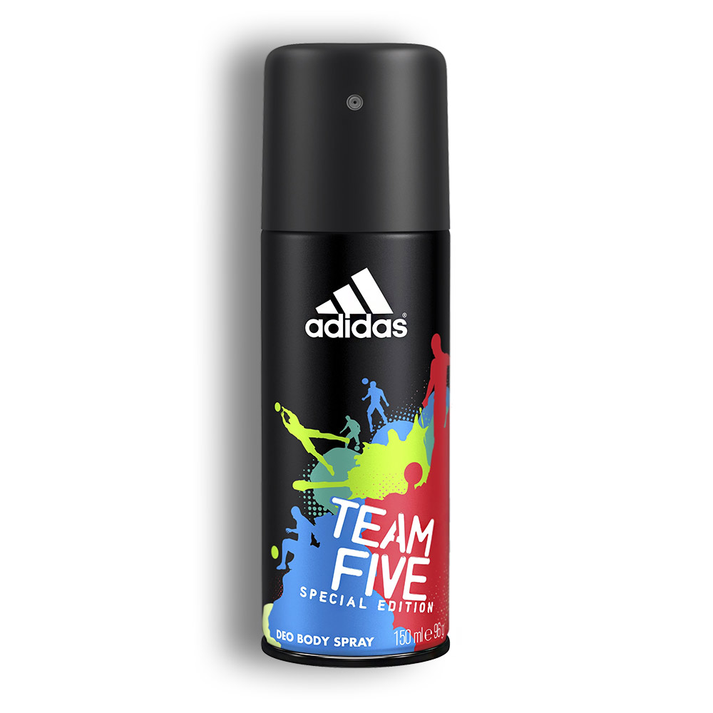 اسپری دئودورانت مردانه Adidas سری Special Edition مدل Team Five حجم 150 میل