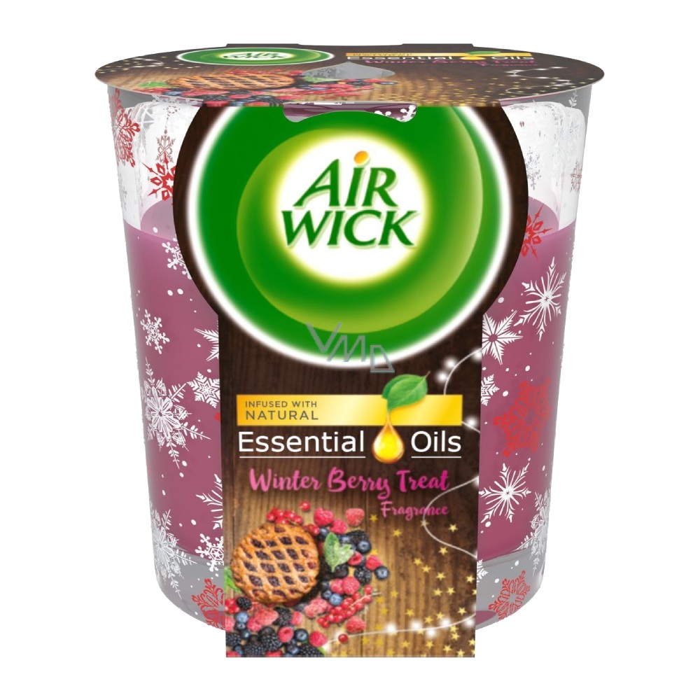 شمع عطری ایرویک Air Wick مدل Essential Oils Merry Berry حجم 205 گرم