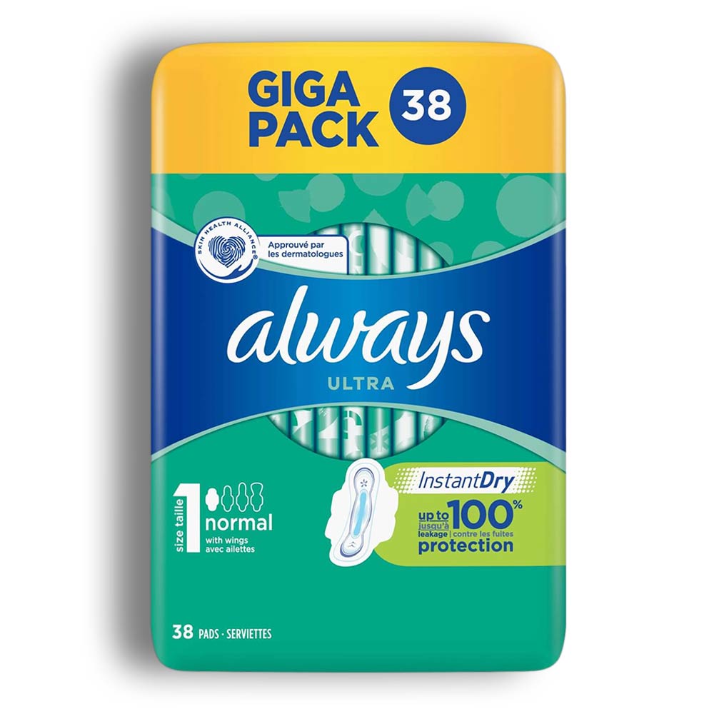 پد Always سری Giga Pack مدل Ultra نوع Normal تعداد 38 عدد