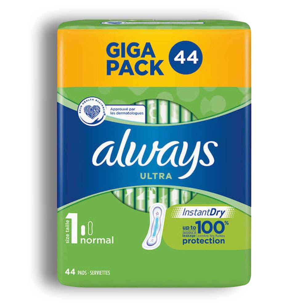 پد Always سری Giga Pack مدل Ultra نوع Normal تعداد 44 عدد