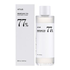 تونر تسکین دهنده آنوا Anua مدل Heartleaf 77% مناسب استفاده روزانه حجم 250 میل