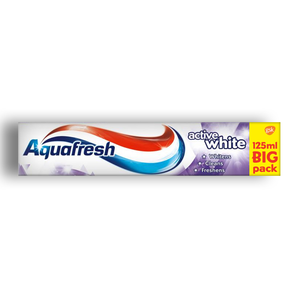 خمیر دندان Aquafresh مدل Active White حجم 125 میل