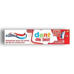 خمیردندان کودک Aquafresh مدل Dent De Lait حجم 50 میل