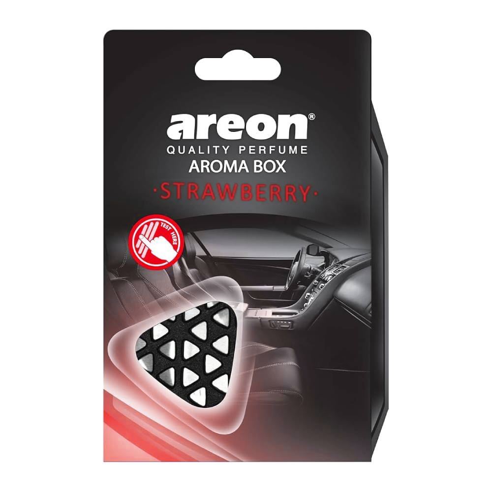 خوشبو کننده و بو گیر هوا پنلی آرئون Areon سری Aroma Box مدل Strawberry رایحه توت فرنگی وزن 70 گرم
