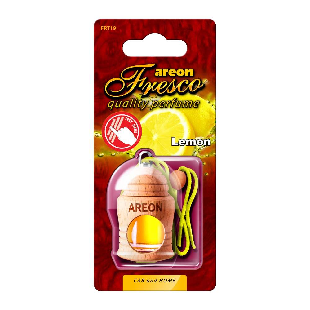 خوشبو کننده فانوسی Areon سری Fresco مدل Lemon رایحه لیمو وزن 10 گرم