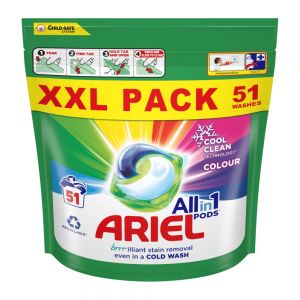 کپسول ژله ای همه کاره ماشین لباسشویی Ariel سری All in One تعداد 51 عدد