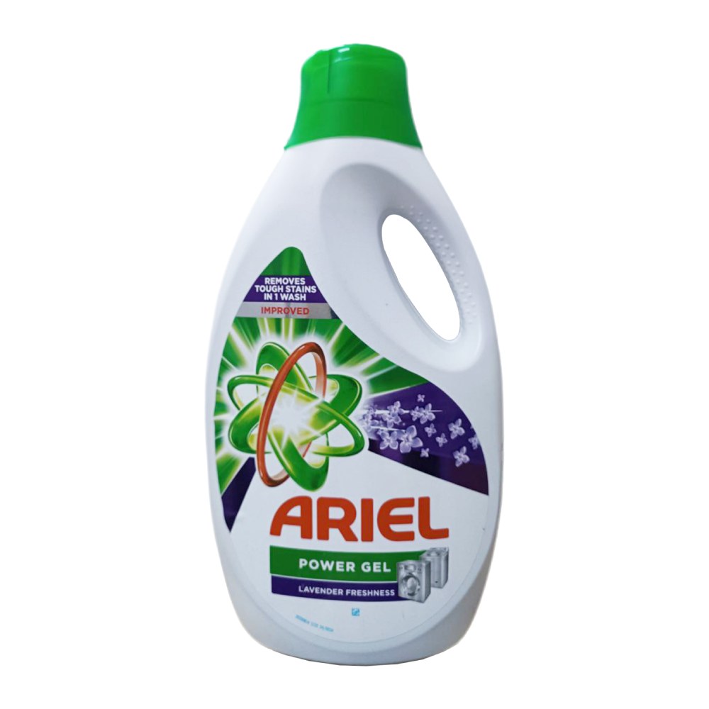 مایع لباسشویی Ariel سری Power Gel مدل Lavender Freshness وزن 2500 گرم