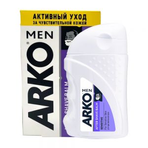 افتر شیو کرمی ARKO سری Men مدل Sensitive مناسب پوست حساس حجم 150 میل