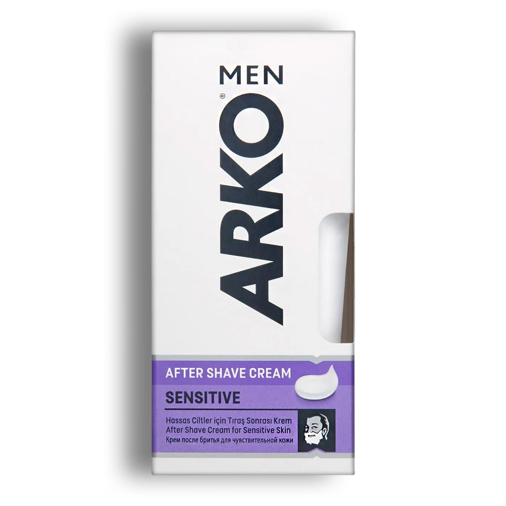 افتر شیو کرمی ARKO سری Men مدل Sensitive حجم 50 میل