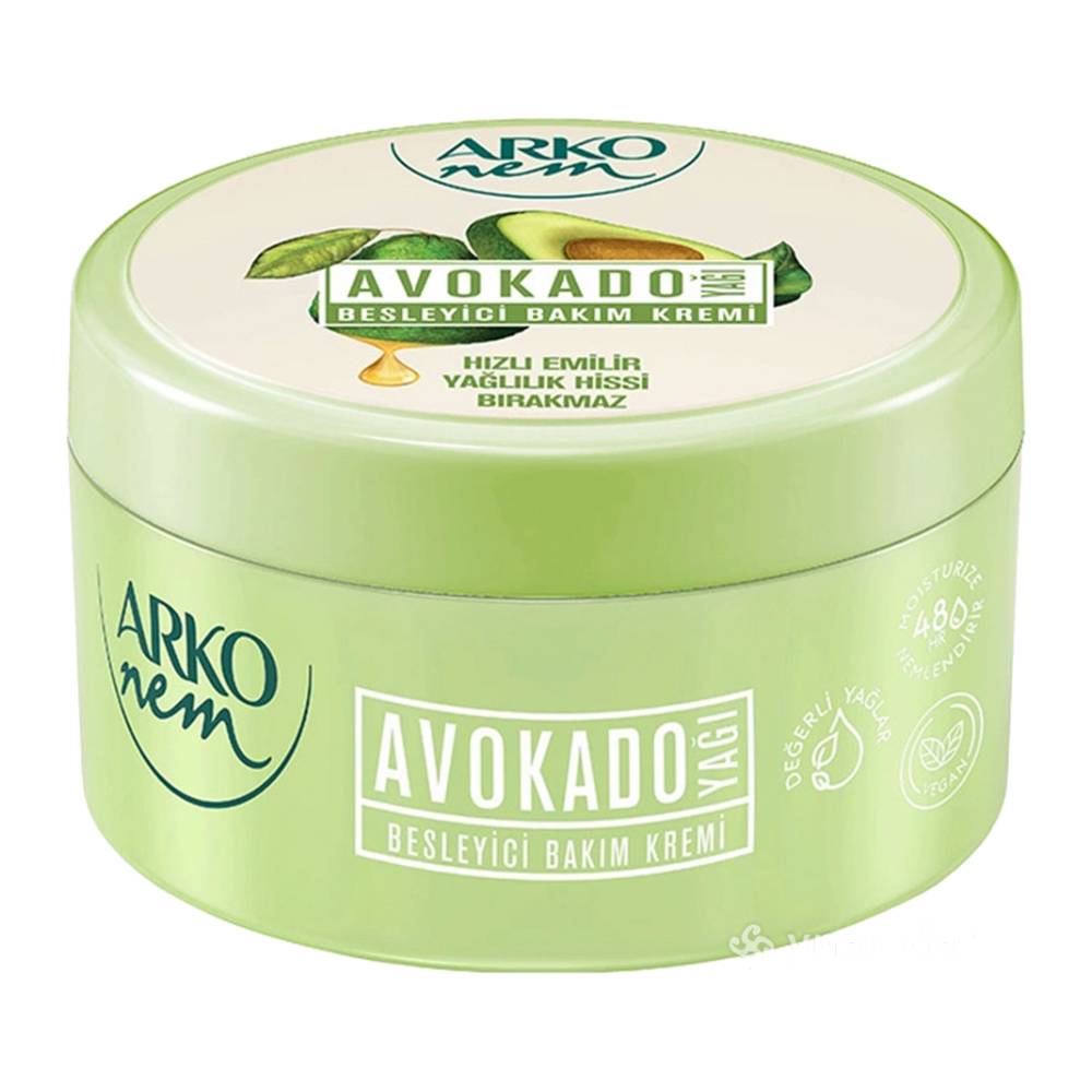 کرم مرطوب کننده آرکو ARKO مدل Avokado حاوی عصاره آووکادو حجم 250 میل