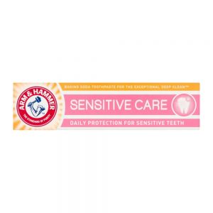 خمیر دندان Arm And Hammer مدل Sensitive Care حاوی جوش شیرین وزن 125 گرم