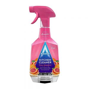 اسپری پاک کننده سطوح Astonish مدل Kitchen Cleaner رایحه گریپ فروت حجم 750 میل