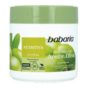 ماسک تقویت کننده مو باباریا Babaria مدل Olive Oil حاوی روغن زیتون حجم 400 میل