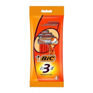 خودتراش بیک Bic مدل Sensitive جلوگیری از ایجاد حساسیت بسته 4 عددی