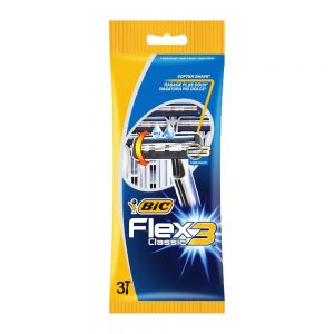 خودتراش مردانه بیک Bic مدل Flex 3 Classic دارای تیغ سه لبه بسته 3 عددی