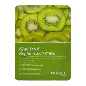 ماسک صورت ورقه ای Bioaqua مدل Kiwi رفع خستگی پوست وزن 25 گرم