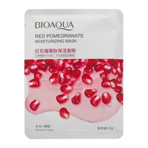 ماسک صورت ورقه ای Bioaqua مدل Red Pomegranate ضد چروک وزن 25 گرم