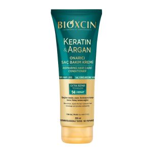 کرم مو ترمیم کننده Bioxcin مدل Keratin And Argan حجم 250 میل