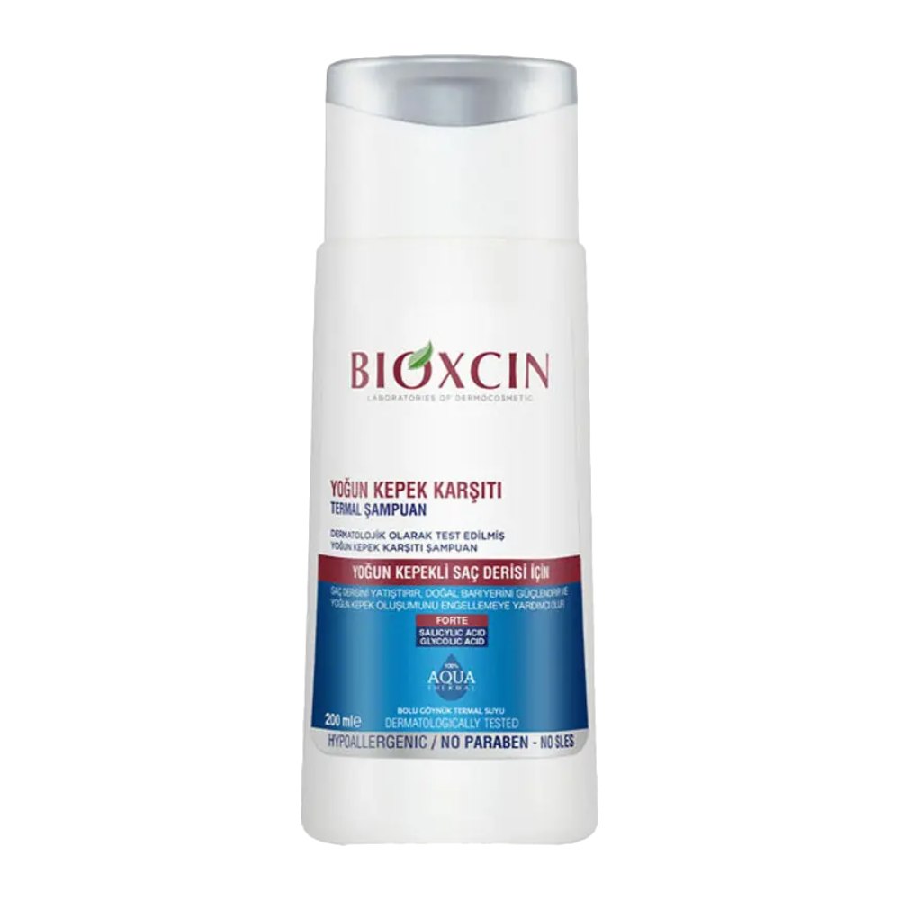 شامپو ضد ریزش مو Bioxcin مدل Aqua Thermal Forte مناسب مصرف روزانه حجم 200 میل
