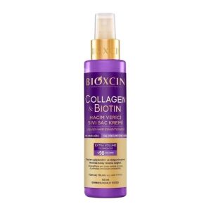 اسپری ضد ریزش و حجم دهنده مو Bioxcin مدل Collagen Biotin حجم 150 میل