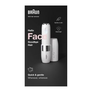 ماشین اصلاح موی صورت بانوان براون Braun سری Hello Face مدل FS1000 بسته 1 عددی