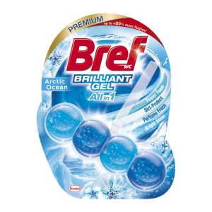 خوشبو کننده ژله ای توالت فرنگی Bref مدل Arctic Ocean رایحه اقیانوس وزن 42 گرم