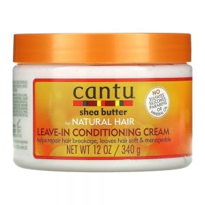 کرم ترمیم کننده و تقویت کننده مو کانتو Cantu مدل Leave In Conditioner حجم 340 گرم