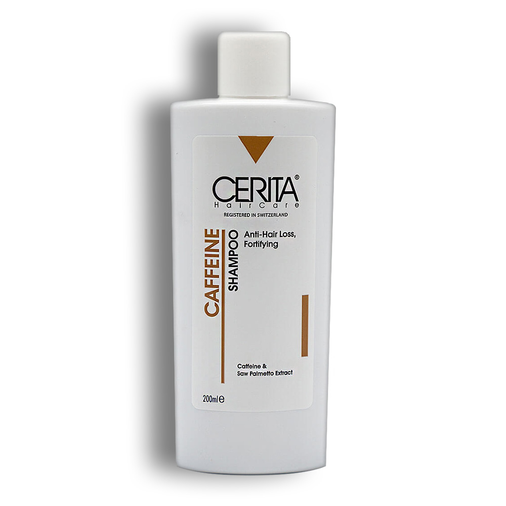 شامپو تقویتی و ضد ریزش مو Cerita سری Hair Care مدل Coffeine حجم 200 میل