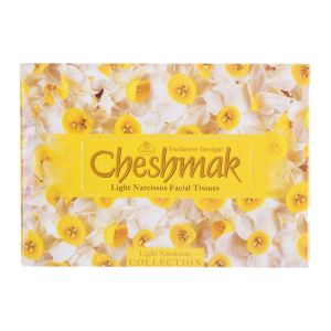 دستمال کاغذی جعبه ای چشمک Cheshmak مناسب استفاده در ماشین بسته 100 عددی