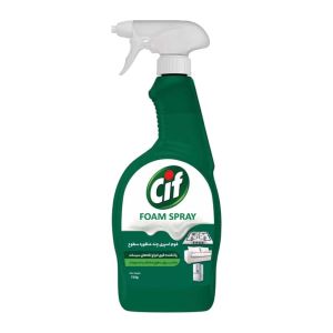 فوم اسپری پاک کننده چند منظوره Cif مدل Multi Purpose رایحه خنک حجم 750 میل