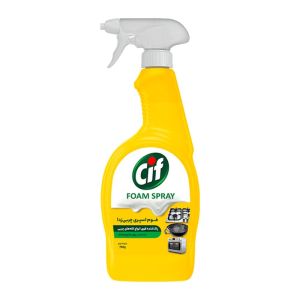 فوم اسپری پاک کننده چربی زدا Cif مدل Limon رایحه لیمو حجم 750 میل