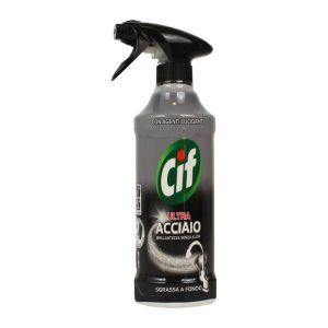 اسپری پاک کننده شیرآلات Cif مدل Ultra Acciaio حجم 500 میل