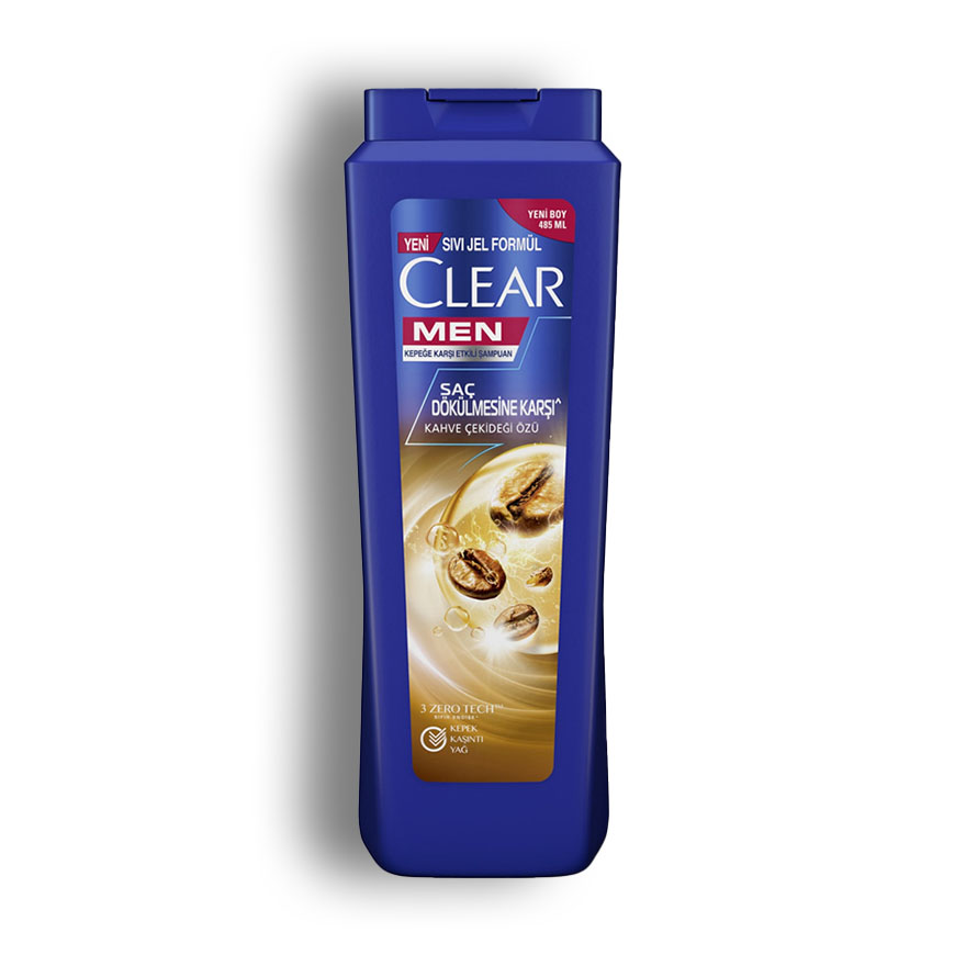 شامپو ضد شوره مردانه Clear مدل Coffee Extract حجم 485 میل