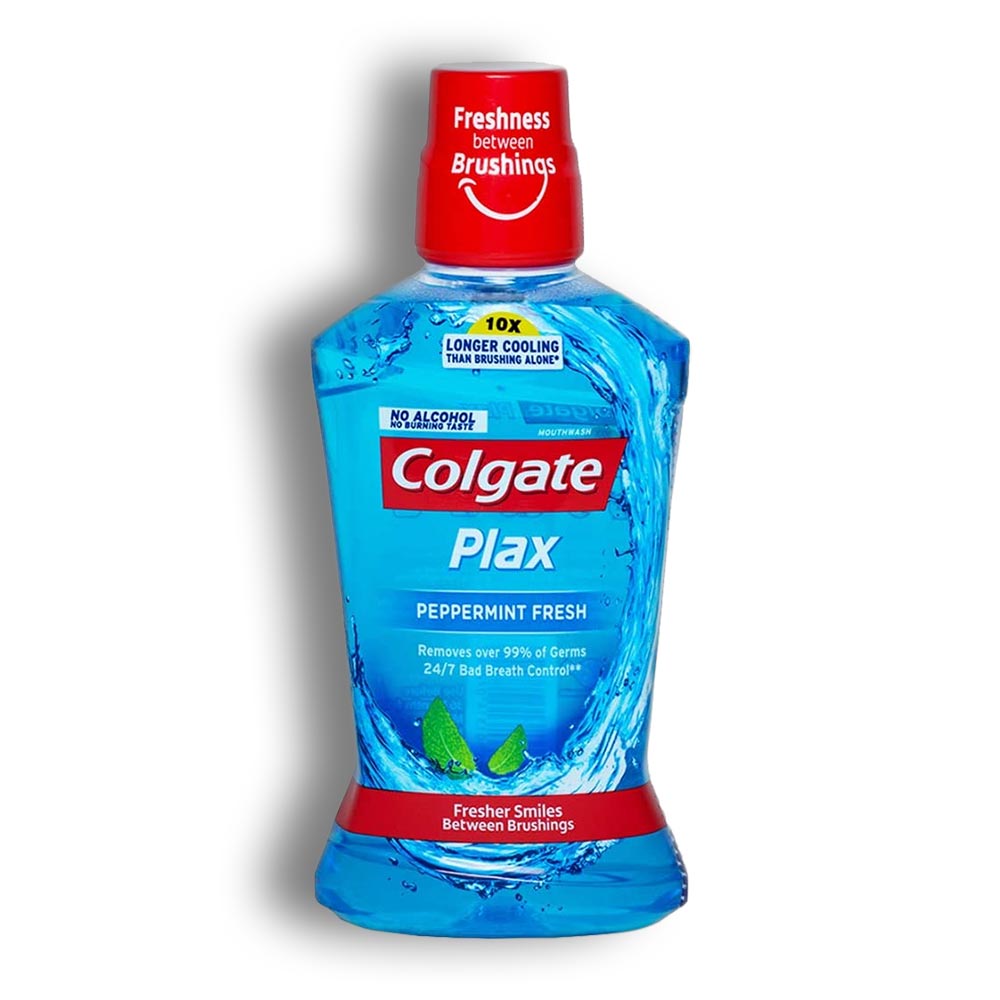 دهان شویه Colgate سری Plax مدل Pepper Mint حجم 500 میل