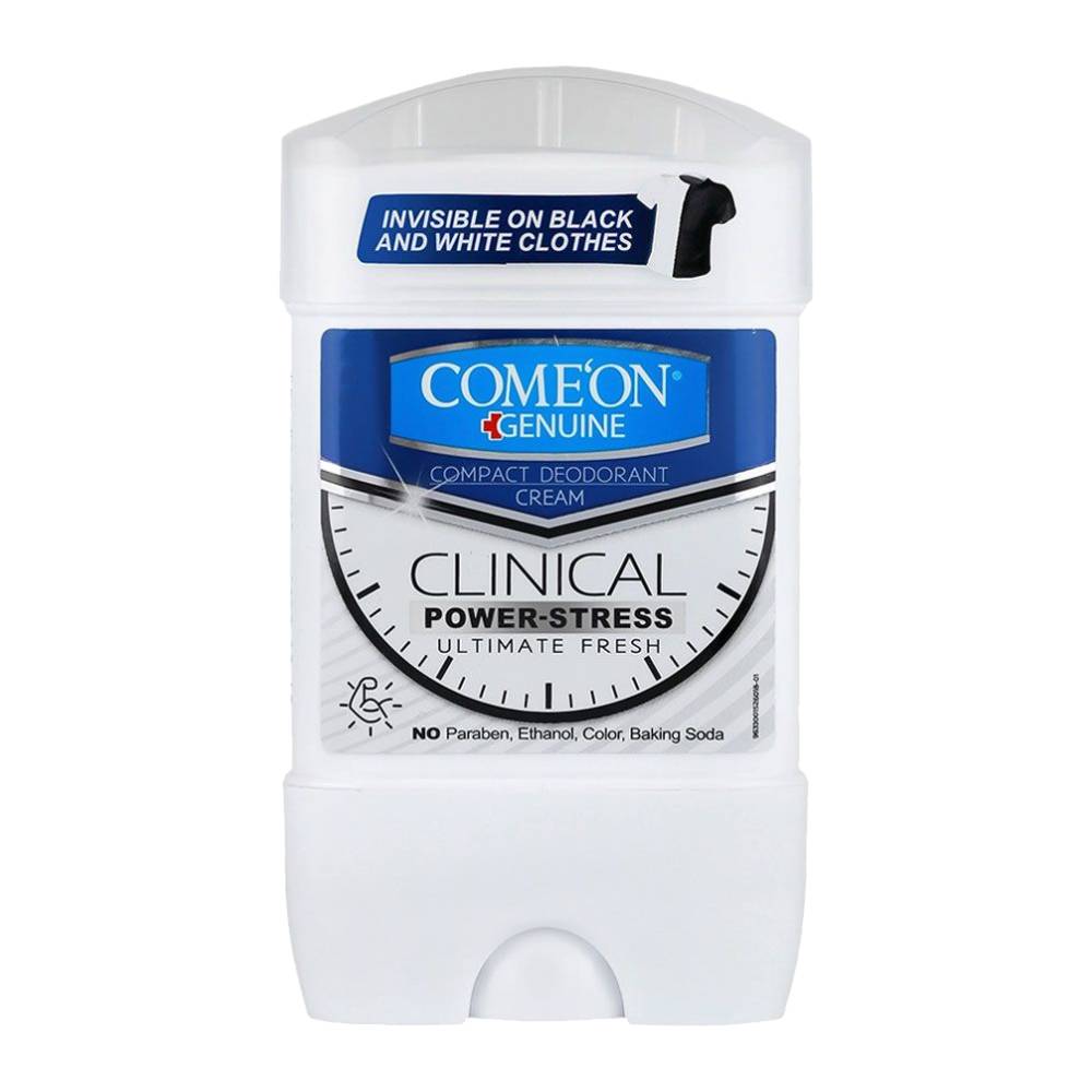 استیک دئودورانت کرمی کامان Come'On سری Clinical مدل Power Stress حجم 40 میل