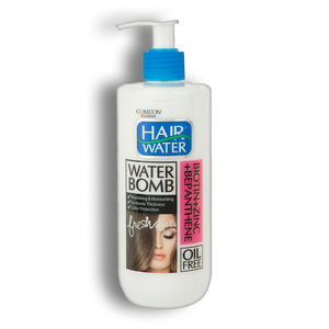 کرم آبرسان مو Come'On سری Hair Water مدل Water Bomb نوع Biotin+Zinc حجم 400 میل