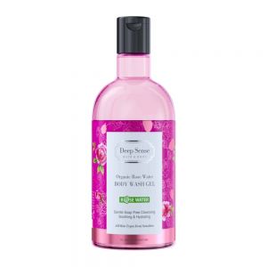 شامپو بدن دیپ سنس Deep Sense مدل Organic Rose Water حاوی گلاب حجم 400 میل
