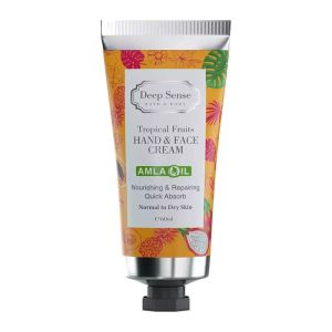 کرم دست و صورت دیپ سنس Deep Sense مدل Tropical Fruits حاوی عصاره میوه های استوایی حجم 60 میل