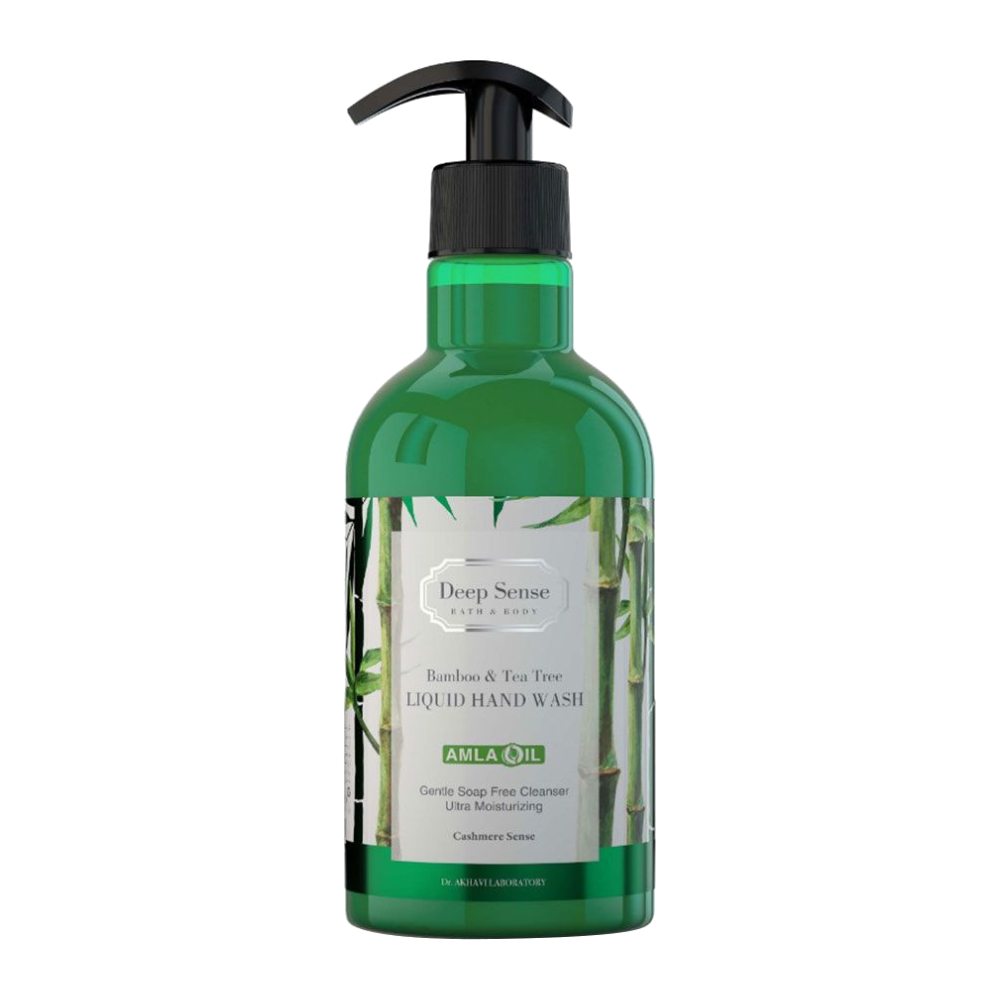 مایع دستشویی دیپ سنس Deep Sense مدل Bamboo And Tea Tree حاوی عصاره بامبو حجم 400 میل