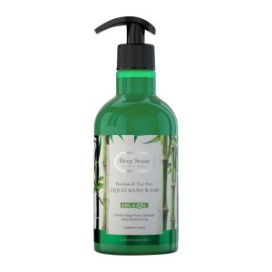 مایع دستشویی دیپ سنس Deep Sense مدل Bamboo And Tea Tree حاوی عصاره بامبو حجم 400 میل