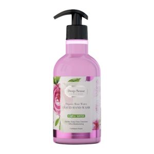 مایع دستشویی دیپ سنس Deep Sense مدل Organic Rose Water حاوی گلاب حجم 400 میل