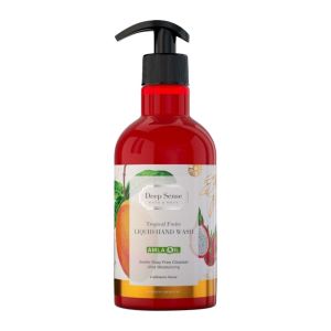 مایع دستشویی دیپ سنس Deep Sense مدل Tropical Fruits حاوی عصاره میوه های استوایی حجم 400 میل
