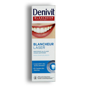 خمیر دندان سفید کننده Denivit سری Whitening مدل Laser حجم 50 میل