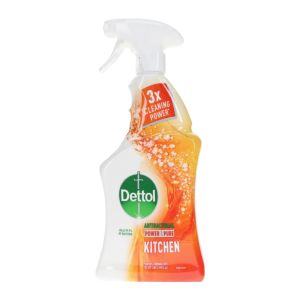 اسپری پاک کننده سطوح آشپزخانه دتول Dettol مدل Power And Pure آنتی باکتریال حجم 750 میل